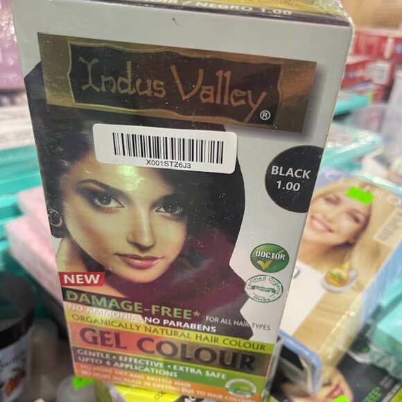 Indus Valley Natural Organic Damage Free Permanent Gel Hair Color, Ammonia Free, - Picture 5 of 7